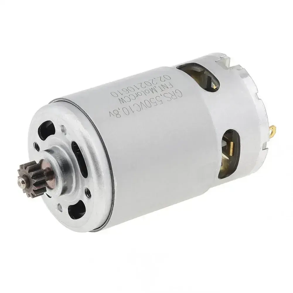RS550 13 зубов (9,2 х 5,2 мм) DC 21V 27500RPM высокоскоростной микромотор с 13 зубьями шестерни для электрической дрели / пилы / шуруповерта