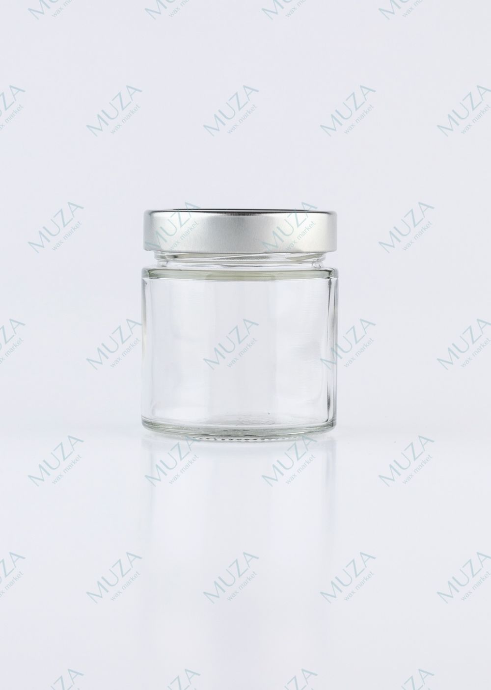 Баночка стеклянная с крышкой 200 мл.