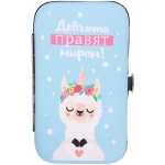 Набор для маникюра в футляре 6 предметов «Девчата правят миром!»,11*6,5см ✦