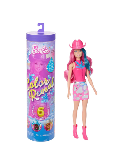 Кукла Барби колор ревил диско стар | Barbie Color Reveal Disco Star JCP01 | кукла-сюрприз с изменением цвета | 3+