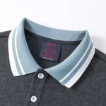 Поло Ymkashix серый меланж