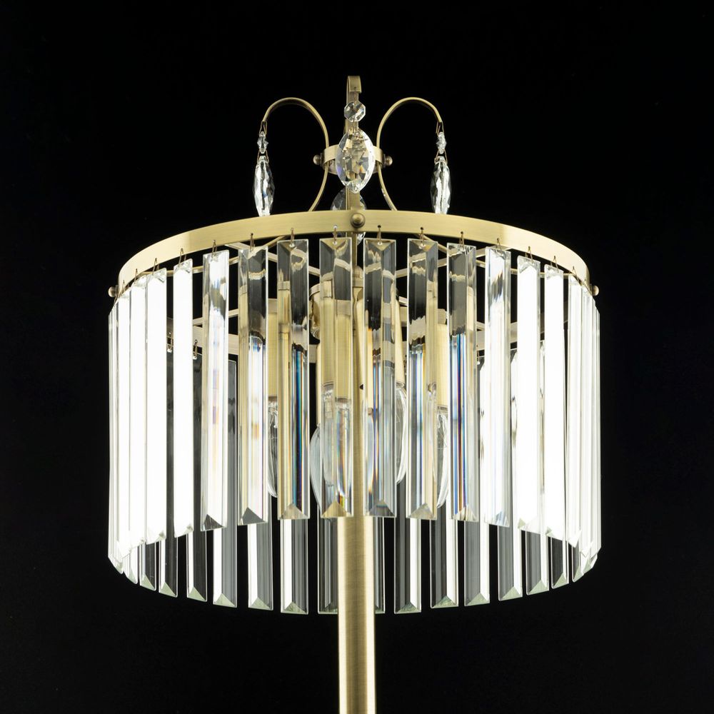 Citilux Инга CL335943 Торшер хрустальный Бронза