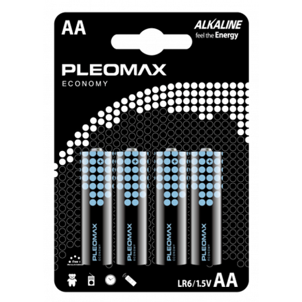 Батарейки Pleomax LR6-4BL Economy Alkaline