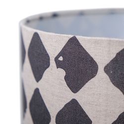 Абажур "Ромбы серые"