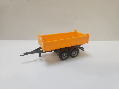 Прицеп-самосвал, оранжевый
