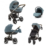 Детская коляска Luxmom F5 3в1 светло-зеленый