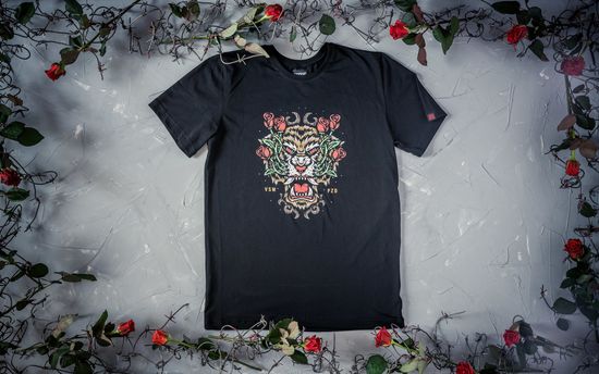 Футболка HOOK Тигр Чёрный