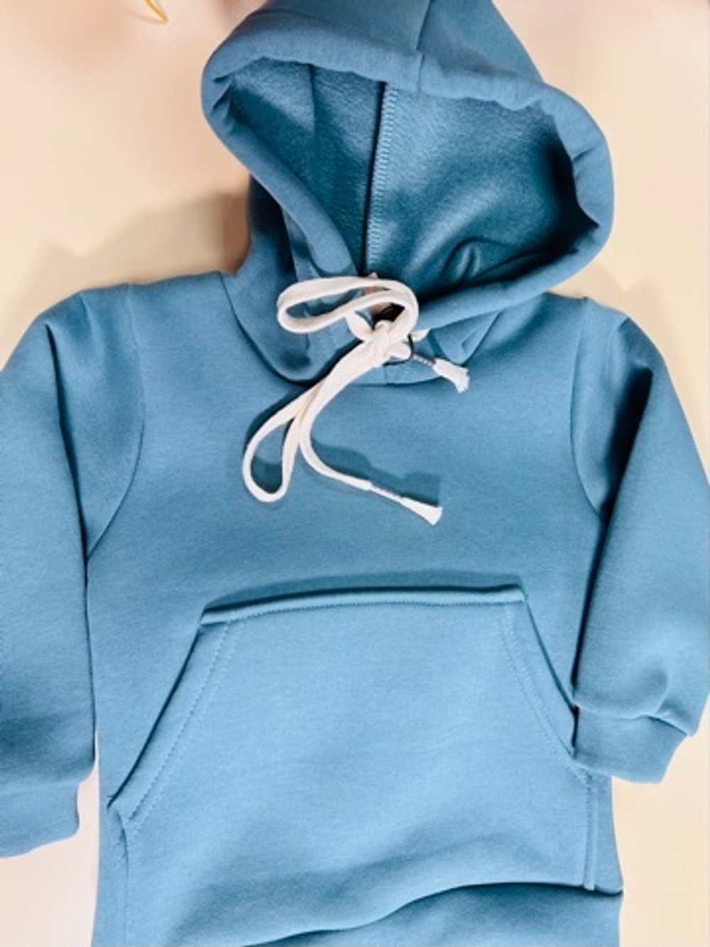 Костюм теплый на футере для мальчика с капюшоном