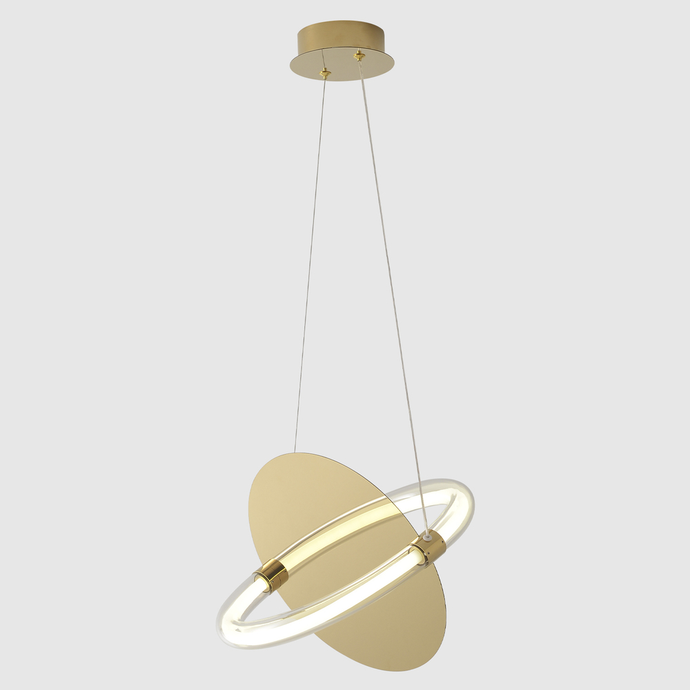 Подвесной светодиодный светильник Crystal Lux NEBULA SP22W LED GOLD