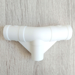 Т-образный соединитель - тройник BestWay с маркировкой "10", запчасть для круглых каркасного бассейна 305 на 76 см. Pro Max Bestway артикул 56677 Белый