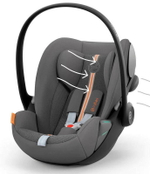 Коляска Cybex Balios S Lux TPE 2025 Cloud G i-Size Lava Grey Plus 3 в 1 Almond Beige с дождевиками