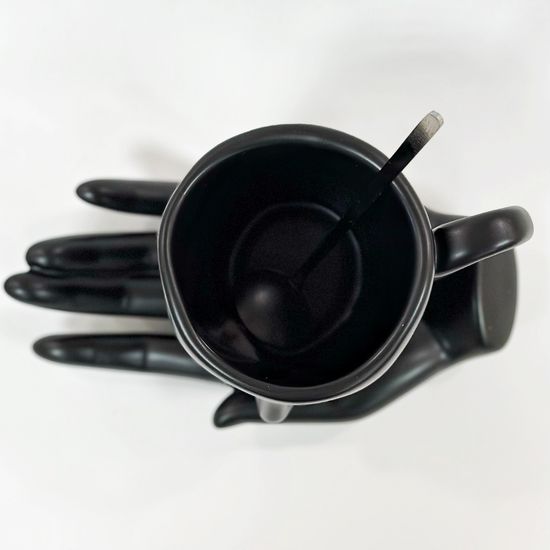 Чайная пара "Руки" черная, 260 мл