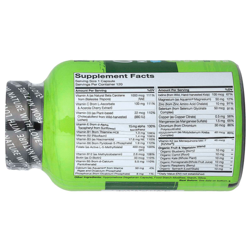 NATURELO, мультивитамины для мужчин, для ежедневного применения, 120 вегетарианских капсул