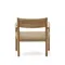 Кресло Yalia из массива дуба с натуральной отделкой и сиденьем из 100% веревки