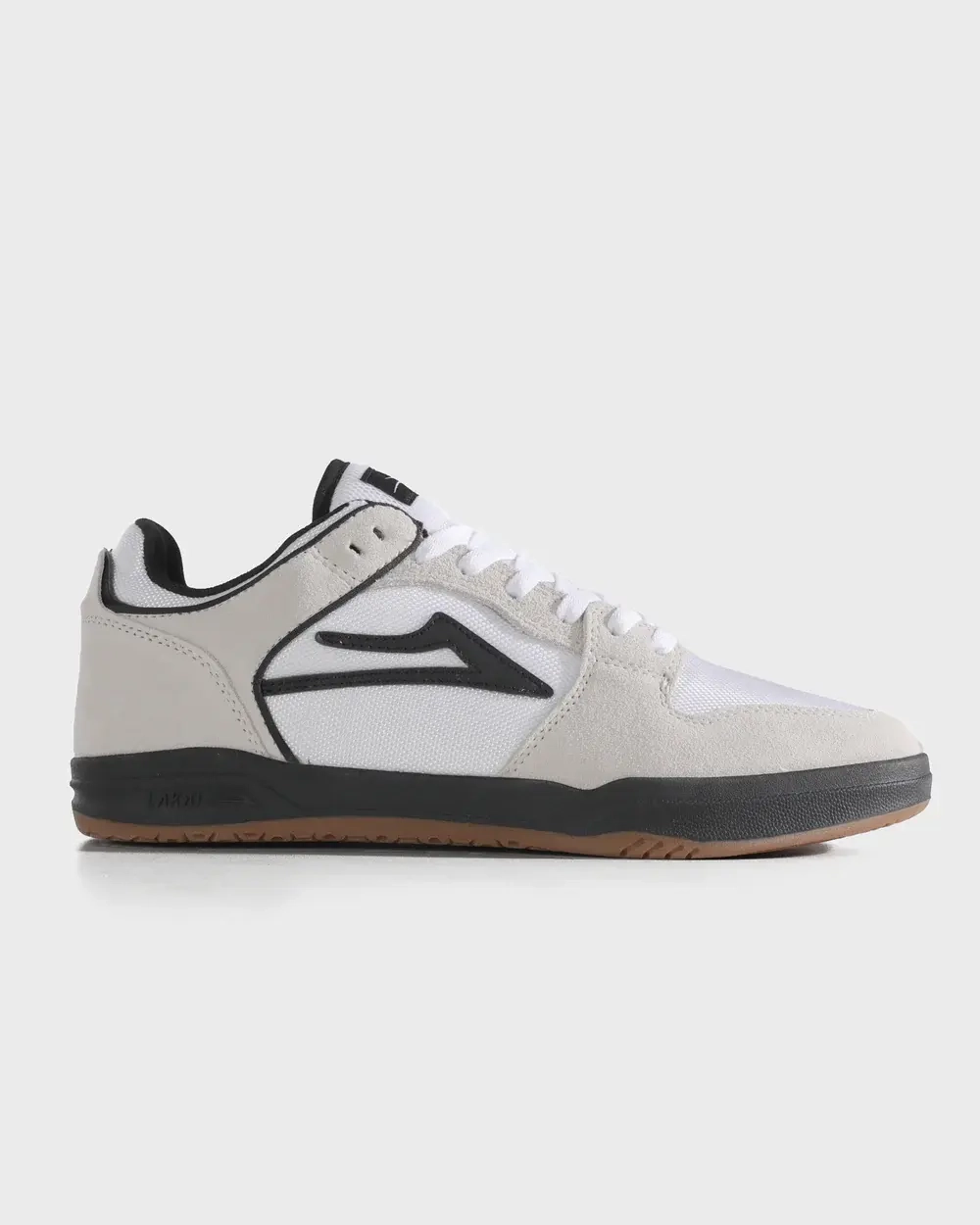 Кеды Lakai Telford Low: White Suede Cordura Black (Q4-25)