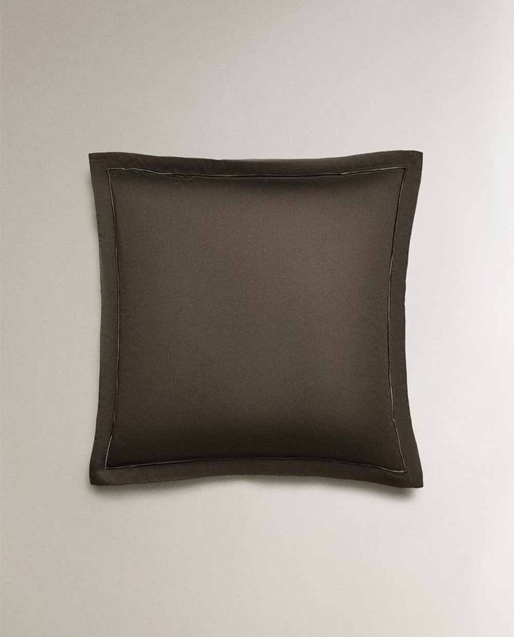 ZARA HOME (300 НИТЕЙ) НАВОЛОЧКА ИЗ ХЛОПКА, ПЕПЕЛЬНЫЙ