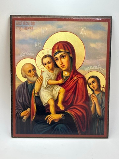 Образ Богородицы «Трёх радостей» 13,5х11 на оргалите