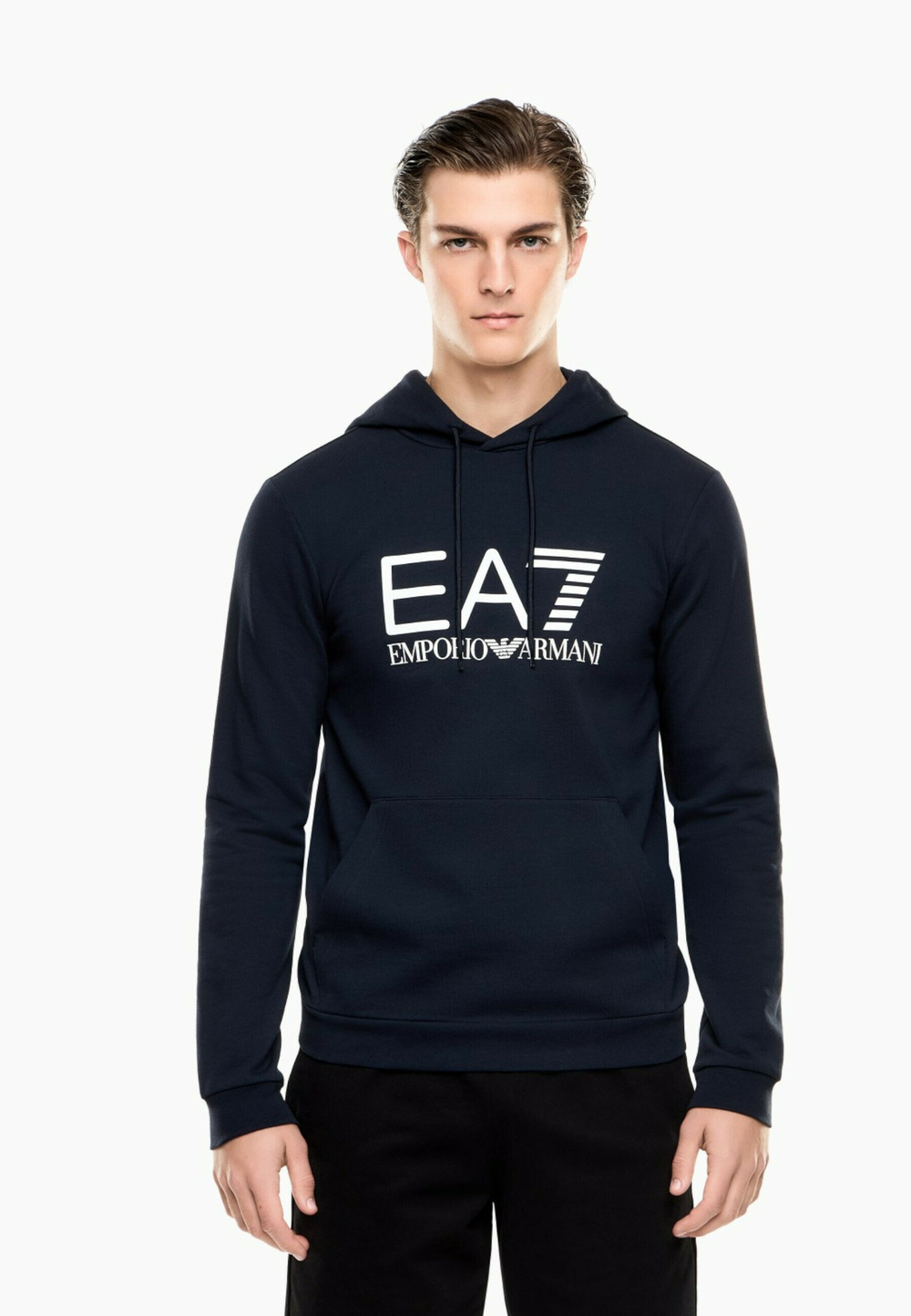 EA7 Emporio Armani Толстовка с капюшоном - Синий