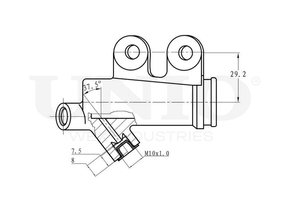 Цилиндр сцепления рабочий UNIO BRC-10511
