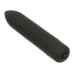 Черная гладкая вибропуля «Оки-Чпоки» - 9 см. (Цвет: черный)