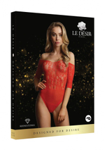 Пикантное боди Presents Rhinestone Off Shoulder Body (Размер: S-M-L) (Цвет: красный)