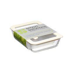 Контейнер для запекания и хранения с вакуумным эффектом Vacuum Glass, 700 мл, молочный