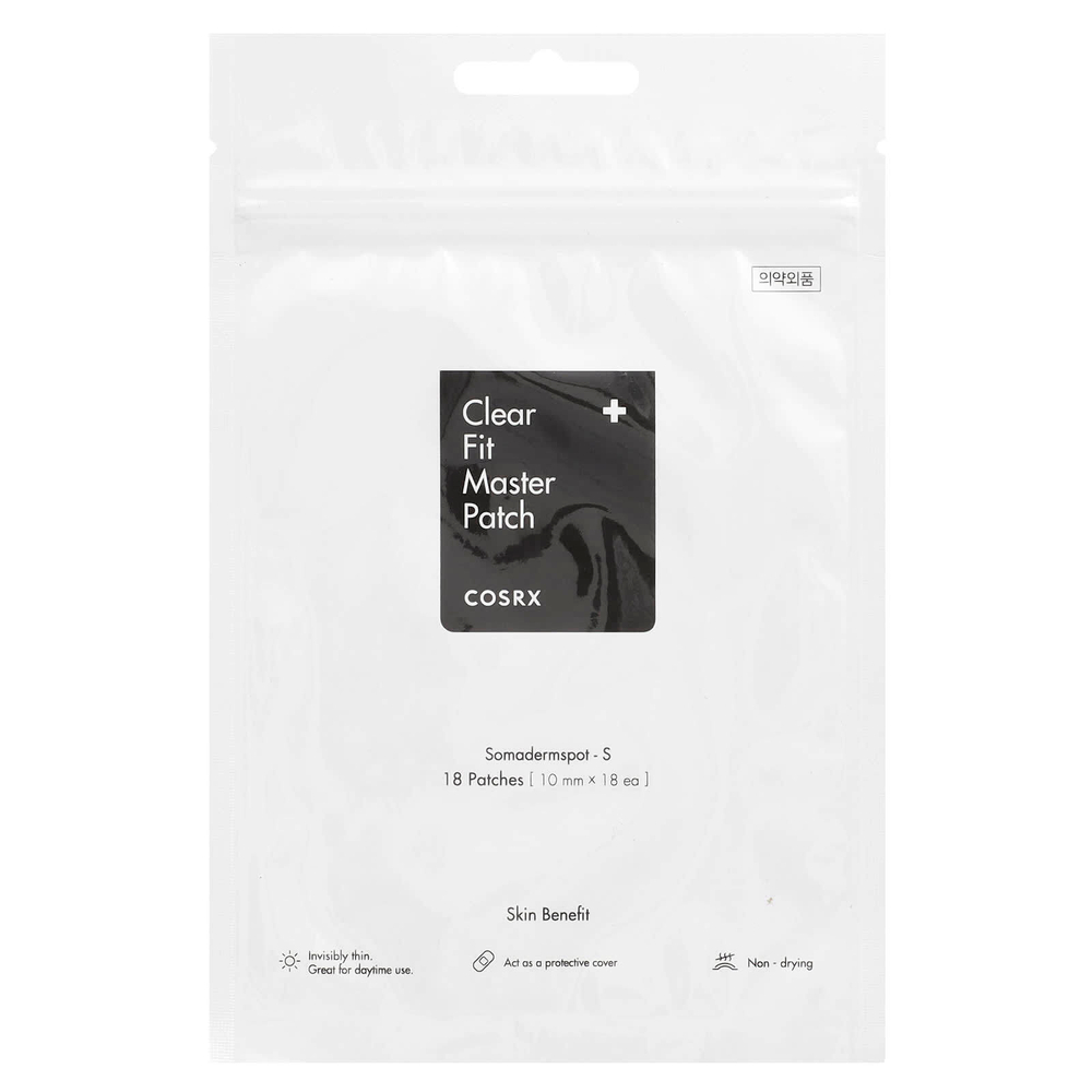 CosRx, Clear Fit Master Patch, 18 шт.