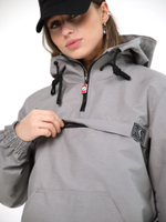 Анорак мужской без утеплителя серый Город Горький