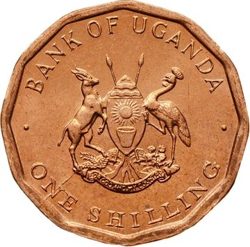 1 шиллинг 1987 Уганда