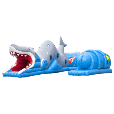Коммерческий надувной батут "Тоннель акула"