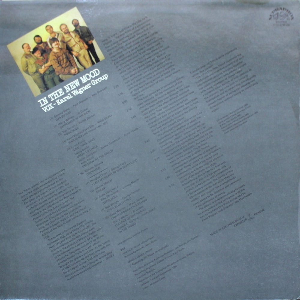VOX, Karel Vagner Group / In The New Mood (LP)