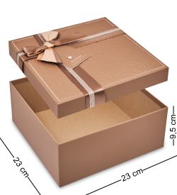 WF-191-B Набор коробок из 3 шт, коричневый