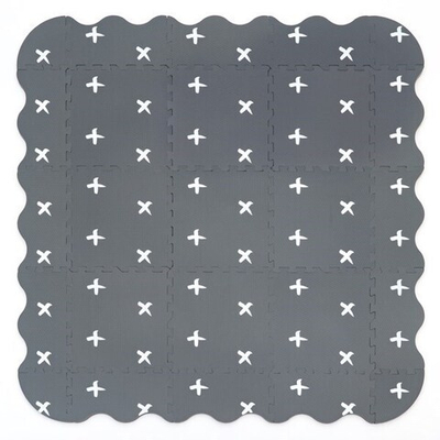 Игровой коврик-пазл Funkids12   Бебиарт-12  толщина 15 мм (9 частей + бортики) серия NT