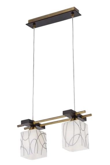 85662/2P AB+RED (1) Люстра