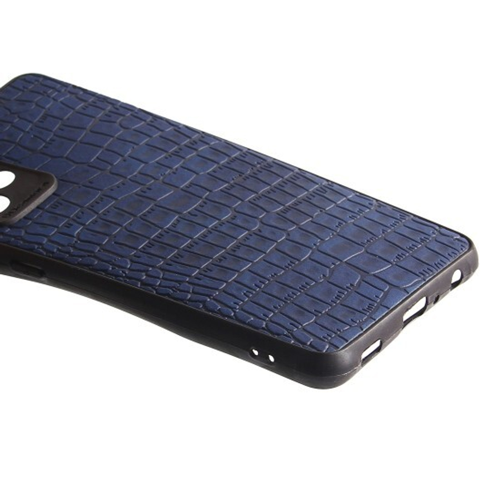 Чехол для Samsung Galaxy A72, Рептилия, 010027 Синий