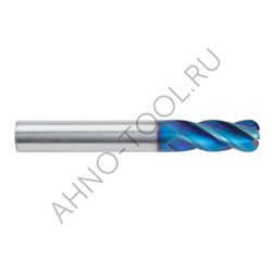 Фреза твердосплавная радиусная  12мм (L=75, l=30, хв=12) Z4 35° по закаленной стали BRHM-4R-D12.0R3.