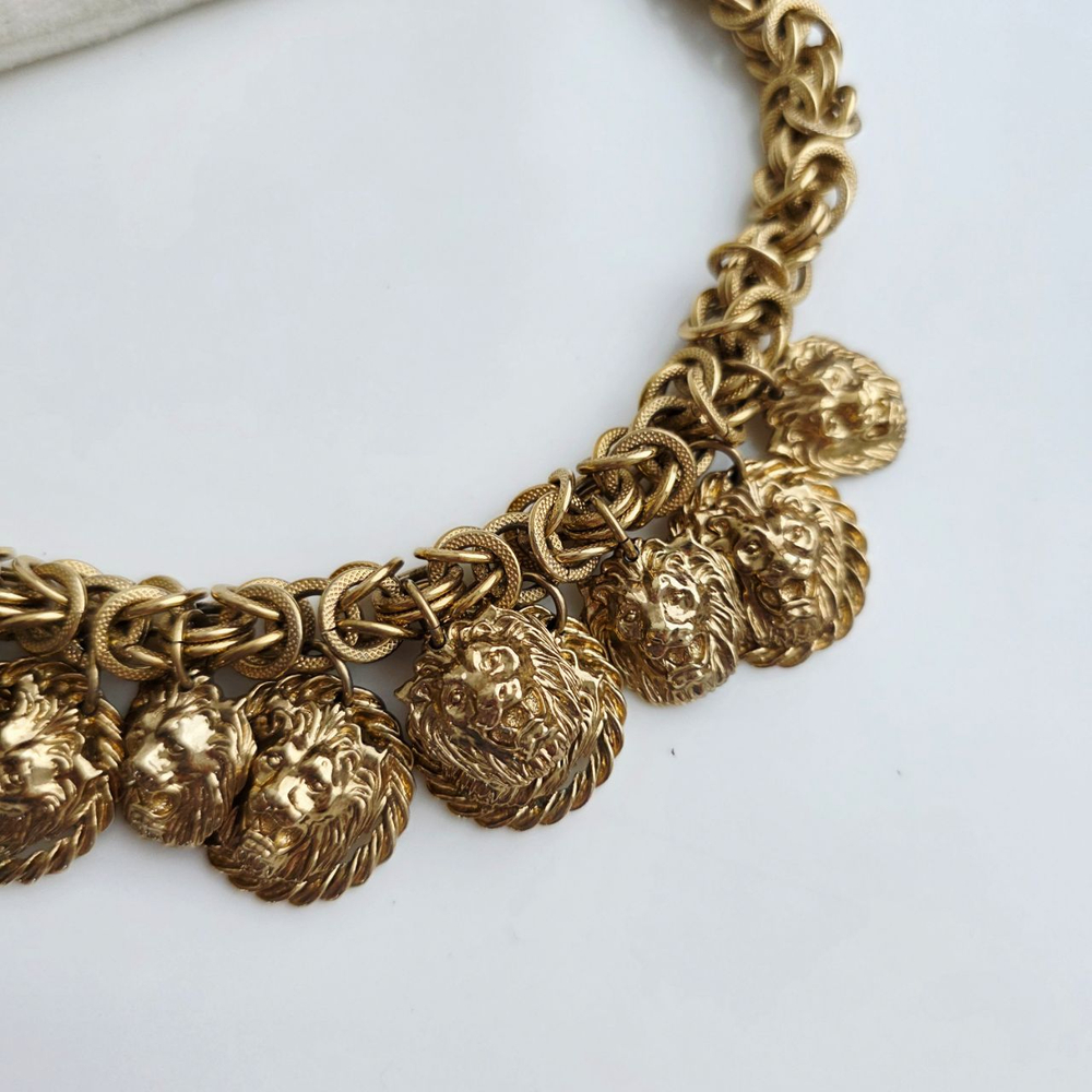 Колье Anne Klein львы