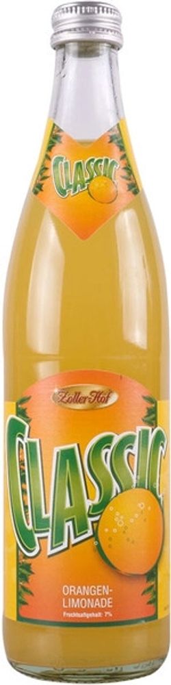 Газированный напиток Цоллер-Хоф Классик Оранжен / Zoller-Hof Classic Orangen 0.5 - стекло