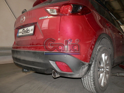 Фаркоп оцинкованный Galia M129C для Mazda CX-5 2012-2017, 2017-(паспорт и сертификат в комплекте)(без электрики)