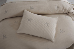 Покрывало 160х220 и наволочка 50х70 Sofi De MarkO Жаклин бежевое