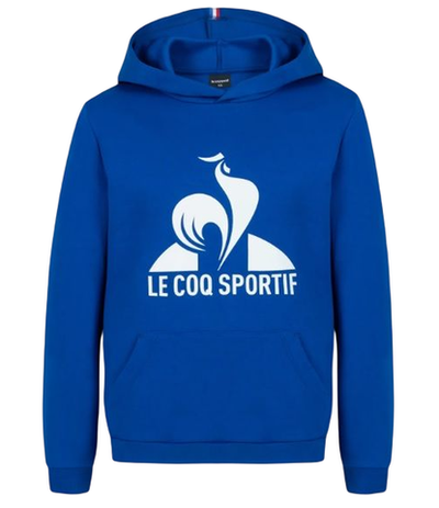 Детская теннисная толстовка Le Coq Sportif ESS Hoody N°2 FW22 - Blue