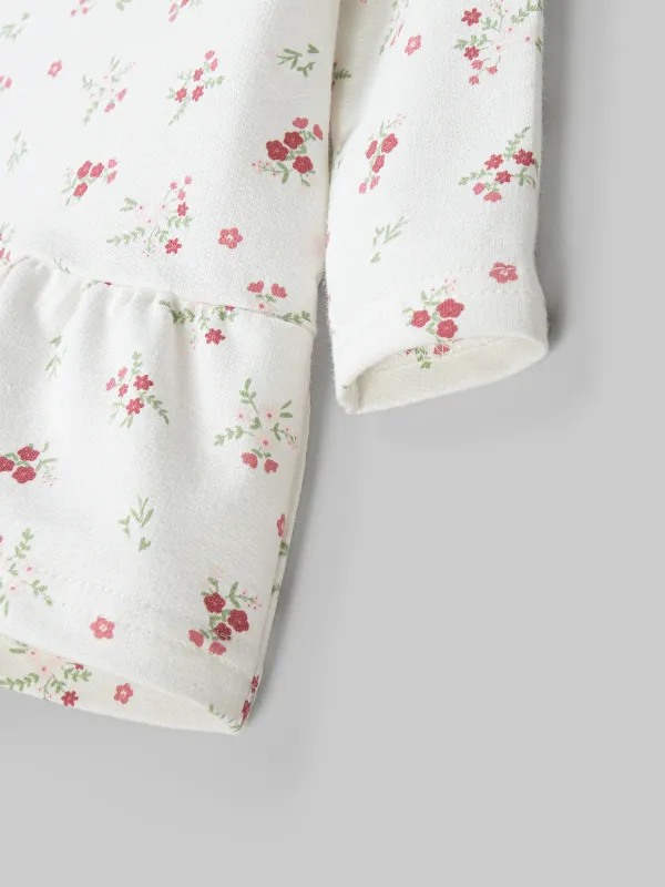 Платье туника с рюшей 