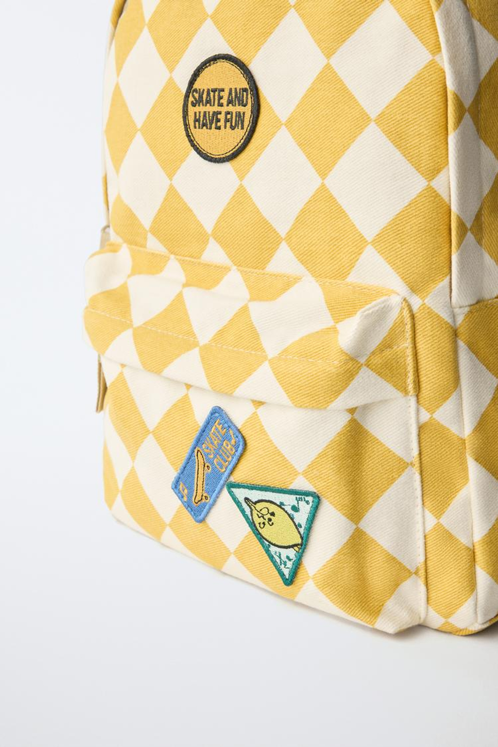 ZARA РЮКЗАК «СКЕЙТ», ЖЕЛТЫЙ
