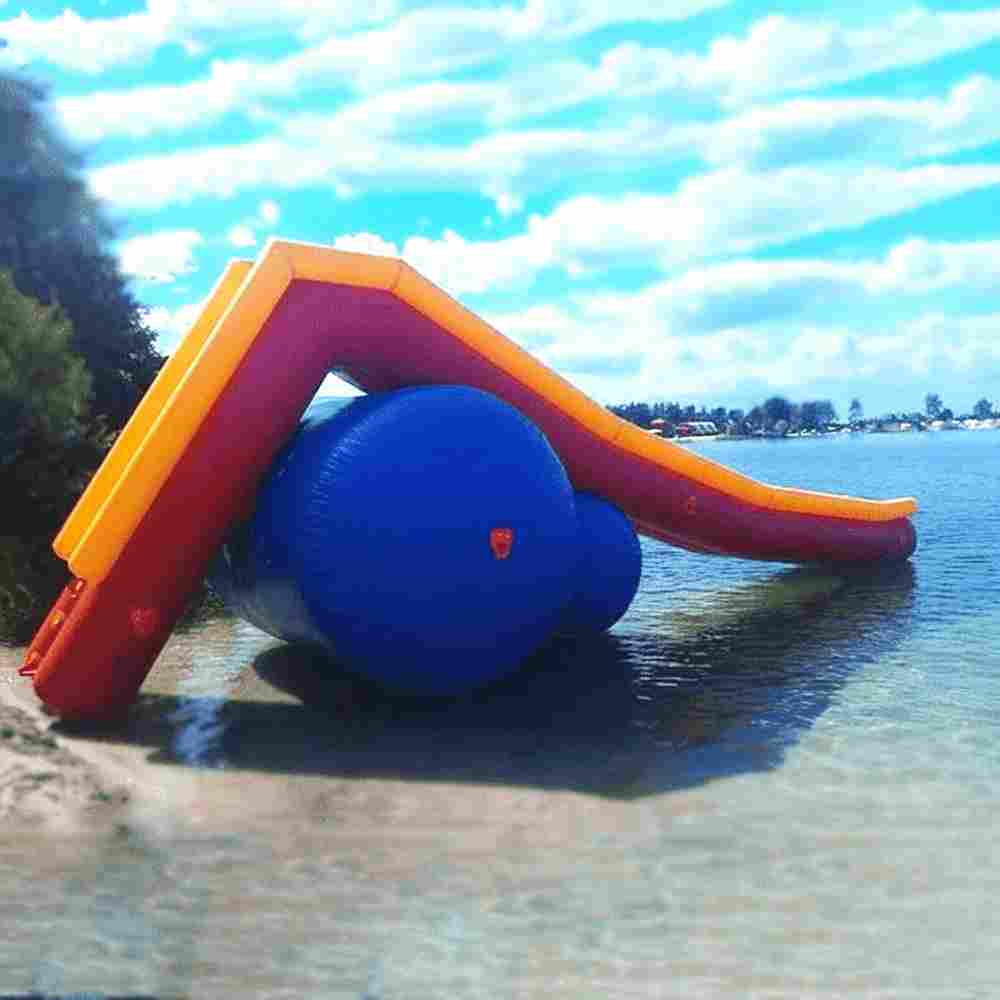 Надувная водная герметичная горка «Эльбрус» 12x5x5 м