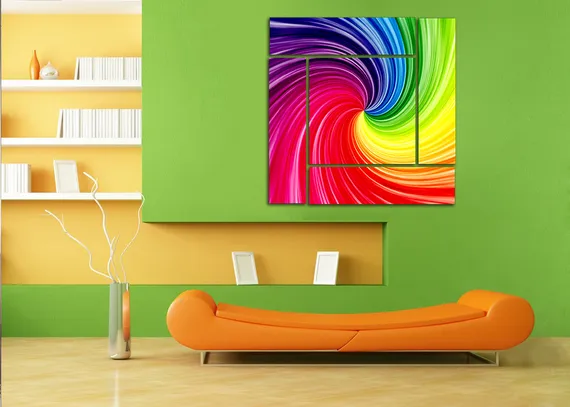 Модульная картина "Радуга"