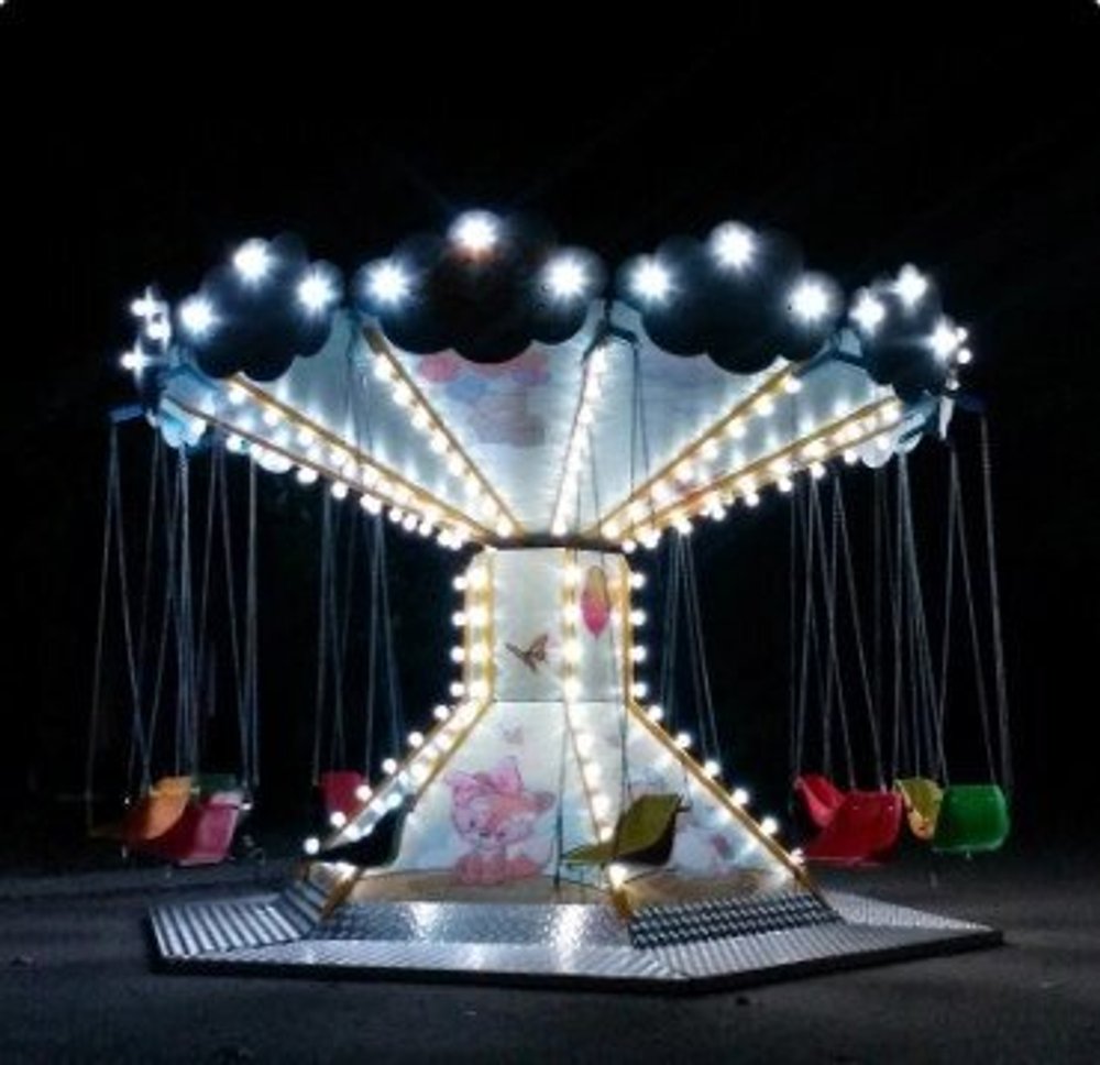 Цепочная Карусель Юла 4 грузоподъемность 75 кг/место