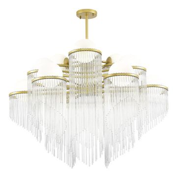 Люстра подвесная 12*E27 SL1511.203.12 золотистый/белый Allegro ST-Luce