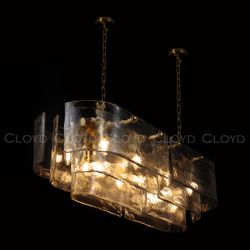 Люстра Cloyd PAMIR C12 / шир. 100 см - латунь (арт.11360)