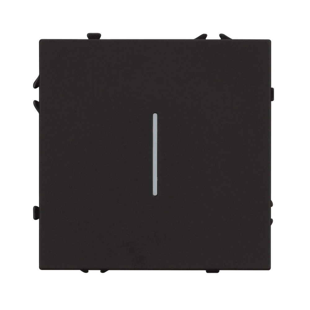 Механизм выключателя одноклавишный проходной LED SWT-NOBE-MKP1-SFPL-L-BK (230V, 10A) (Arlight, -) 054261