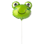 Шар Фольгированный Голова Лягушонка (Зеленый)